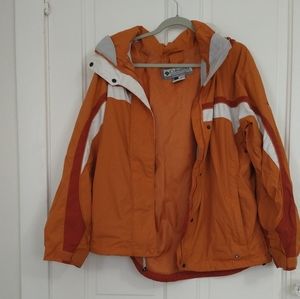 Orange Columbia vertex jacket size XL